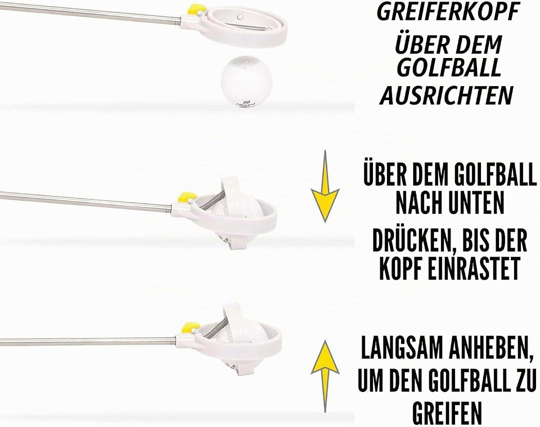 igotcha XL Kompakt Ball Retriever 4,3 m Mehrfarbig, 4,3 m Mehrfarbig