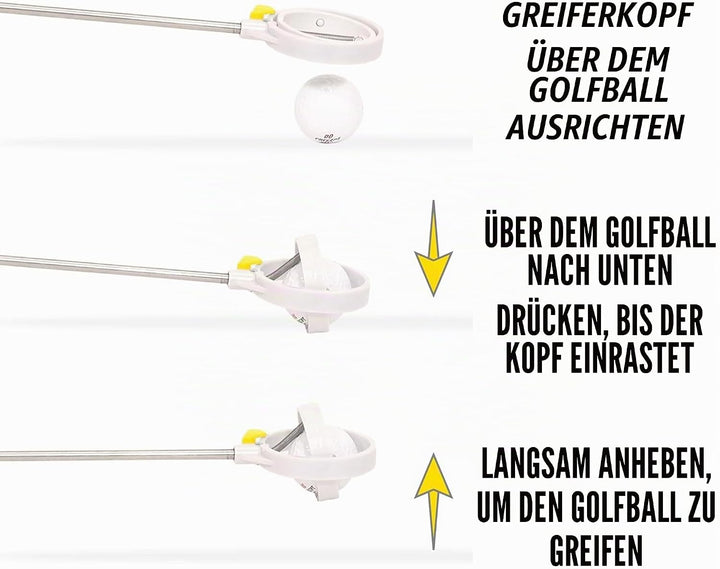 igotcha XL Kompakt Ball Retriever 4,3 m Mehrfarbig, 4,3 m Mehrfarbig