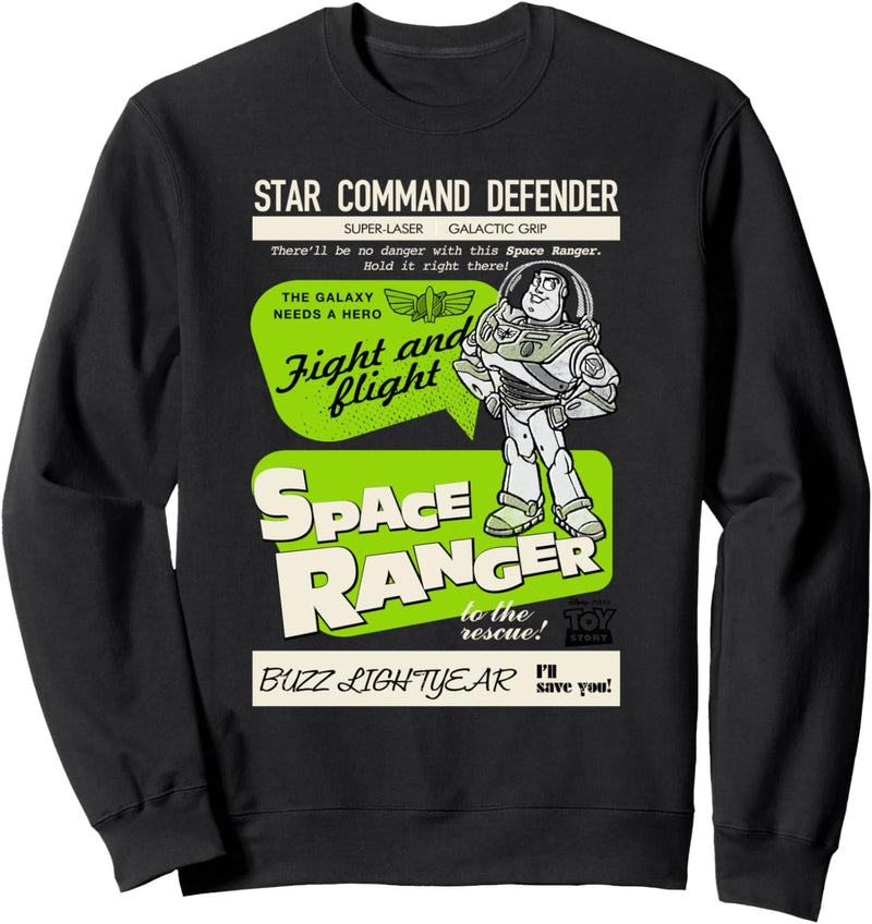 Disney PIXAR Toy Story Buzz Lightyear Space Ranger Poster Sweatshirt