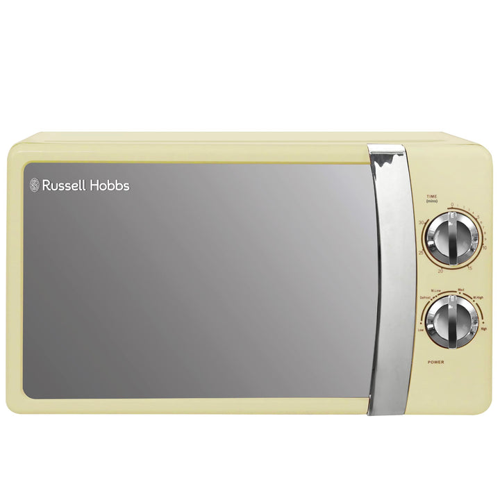 Russell Hobbs RHMM701C Manuelle Solo-Mikrowelle mit 5 Leistungsstufen, Klingelton und Timer, Auftauf