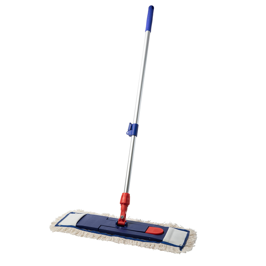 3 in 1 Profi Mix Bodenwischer Set – Putzmittel in Industriequalität – Mop Set Baumwolle 50cm – Inklu