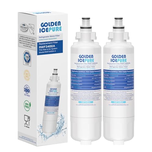 GOLDEN ICEPURE 257760 Kühlschrank-Wasserfilter, kompatibel mit Panasonic CNRAH-257760, CNRAH- 125950