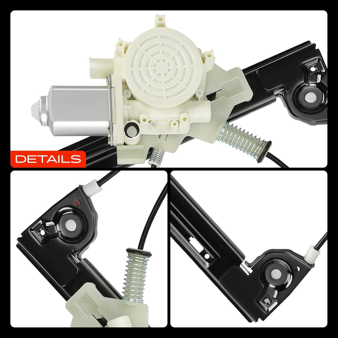Frankberg Fensterheber mit Motor Vorne Links Kompatibel mit M-i-n-i R50 R52 R53 Coo-per One Works Sc