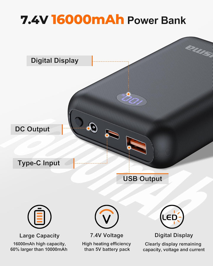 Flauschige Heizweste Damen mit 16000mAh 7.4V Powerbank inklusive, Sherpa Beheizte Weste Damen, Elekt