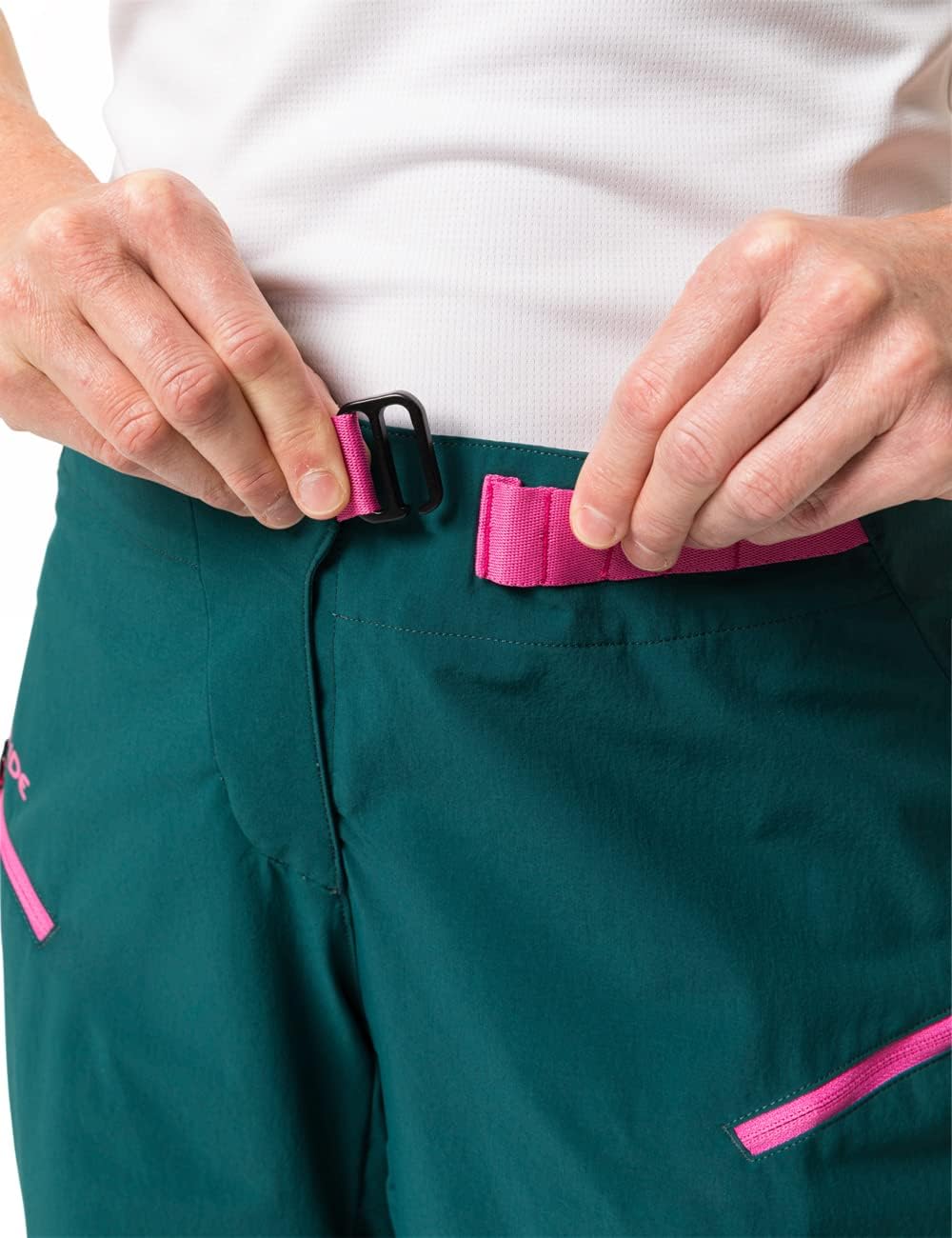 VAUDE Damen Moab Pro Radhose kurz Bike Shorts 38 Mallard Green, 38 Mallard Green
