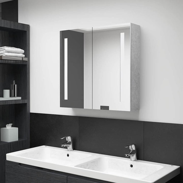vidaXL LED Bad Spiegelschrank Badezimmerspiegel Badspiegel Spiegel Badschrank Badezimmerschrank Häng