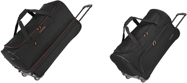 Travelite 2-Rad Trolley Reisetasche Gr. L mit Dehnfalte, Gepäck Serie Basics & 2-Rad Trolley Reiseta