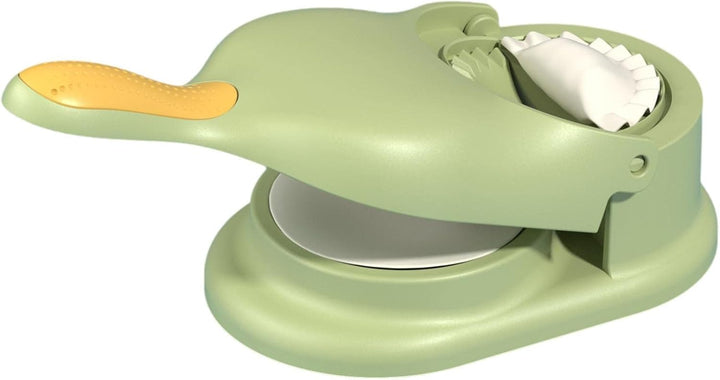 LOSOO Teigtaschen Maker, 2 In 1 Dumpling Maker Machine, Knödelpress Knödelform Manuelle Teigpresse,
