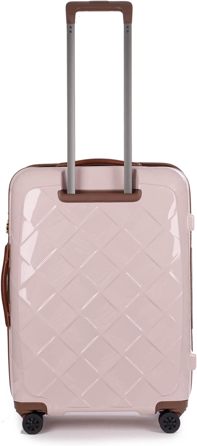 Stratic Leather & More 4-Rollen Trolley 65 cm Rose 60 cm, Rose 60 cm
