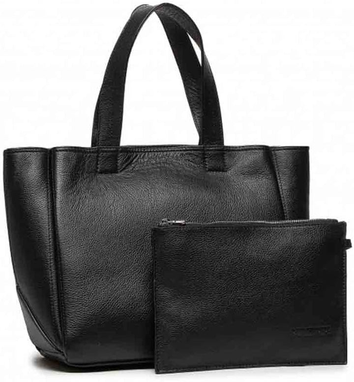 Patrizia Pepe Maxilogo Shopper schwarz