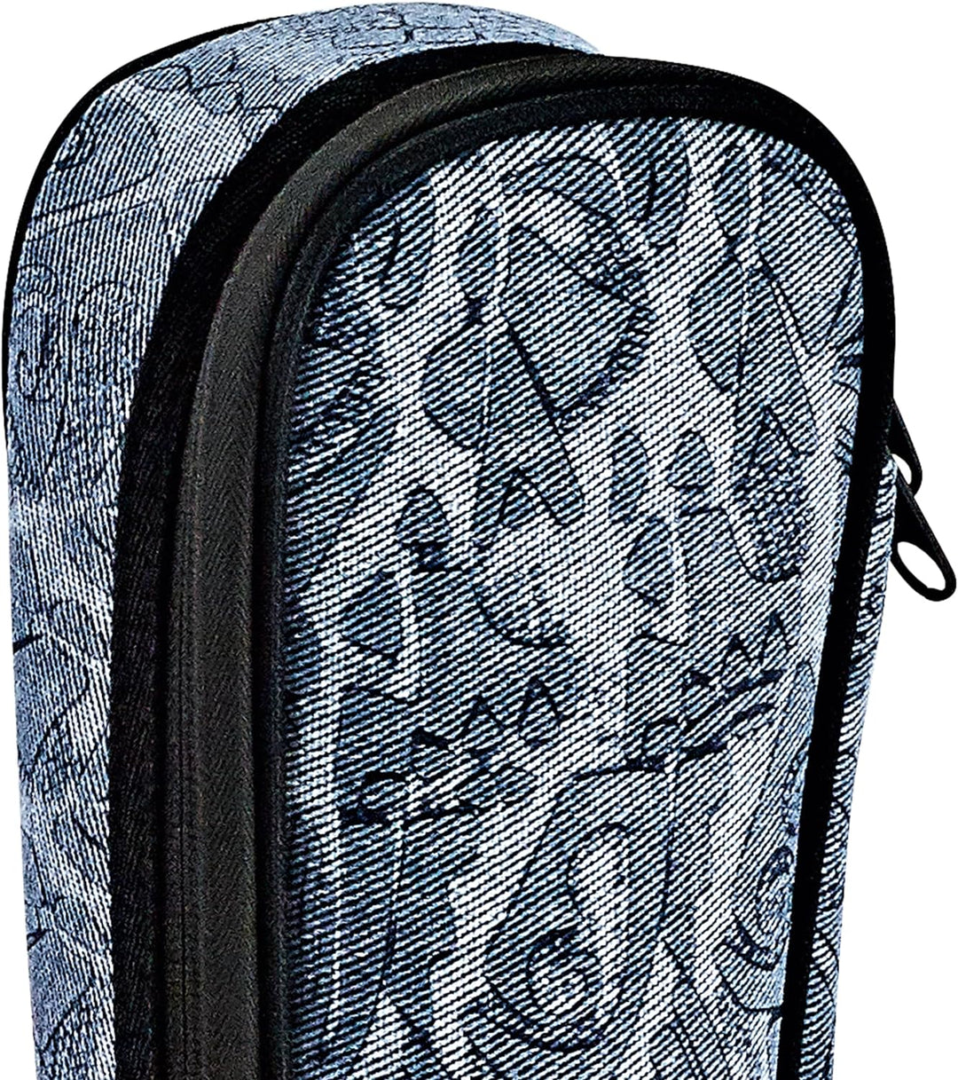 ORTEGA Gigbag für Konzert Ukulelen - Denim Look Blue (OUB-CC-BLJ)