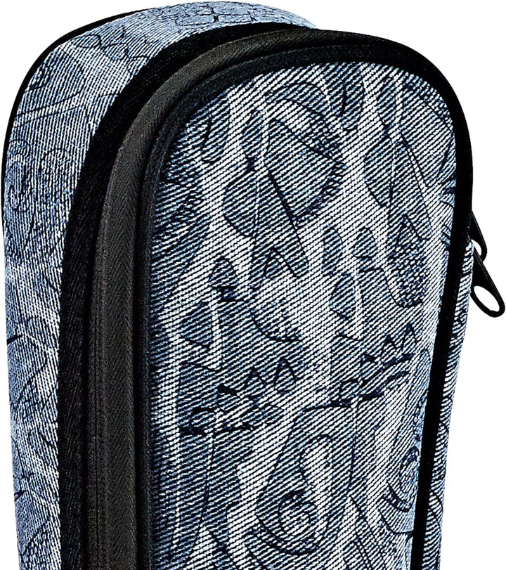 ORTEGA Gigbag für Konzert Ukulelen - Denim Look Blue (OUB-CC-BLJ)