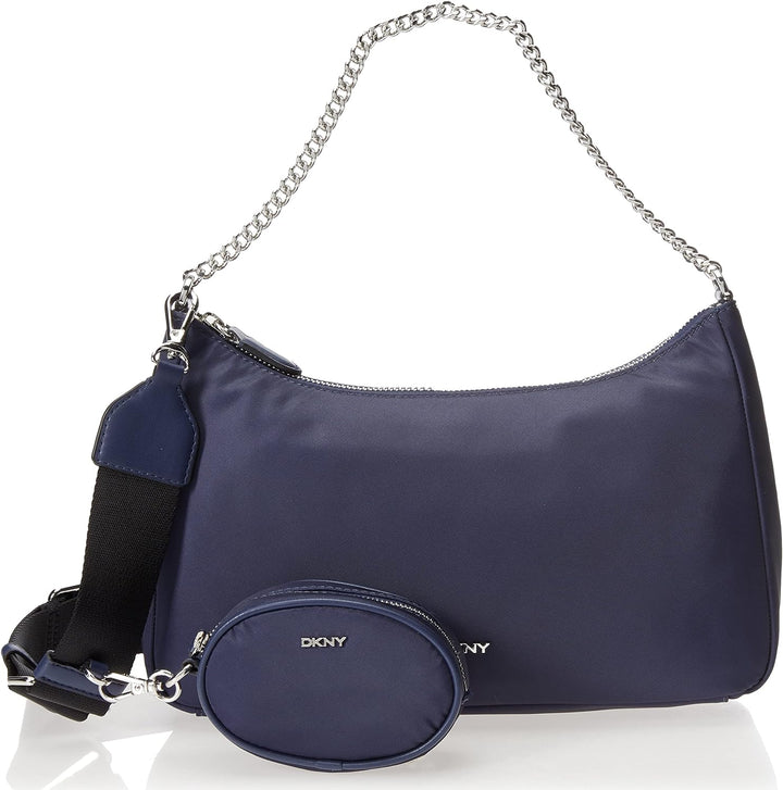 DKNY Sportliche Crossbody Caelynn Pouchette Handtaschen L Silber, L Silber