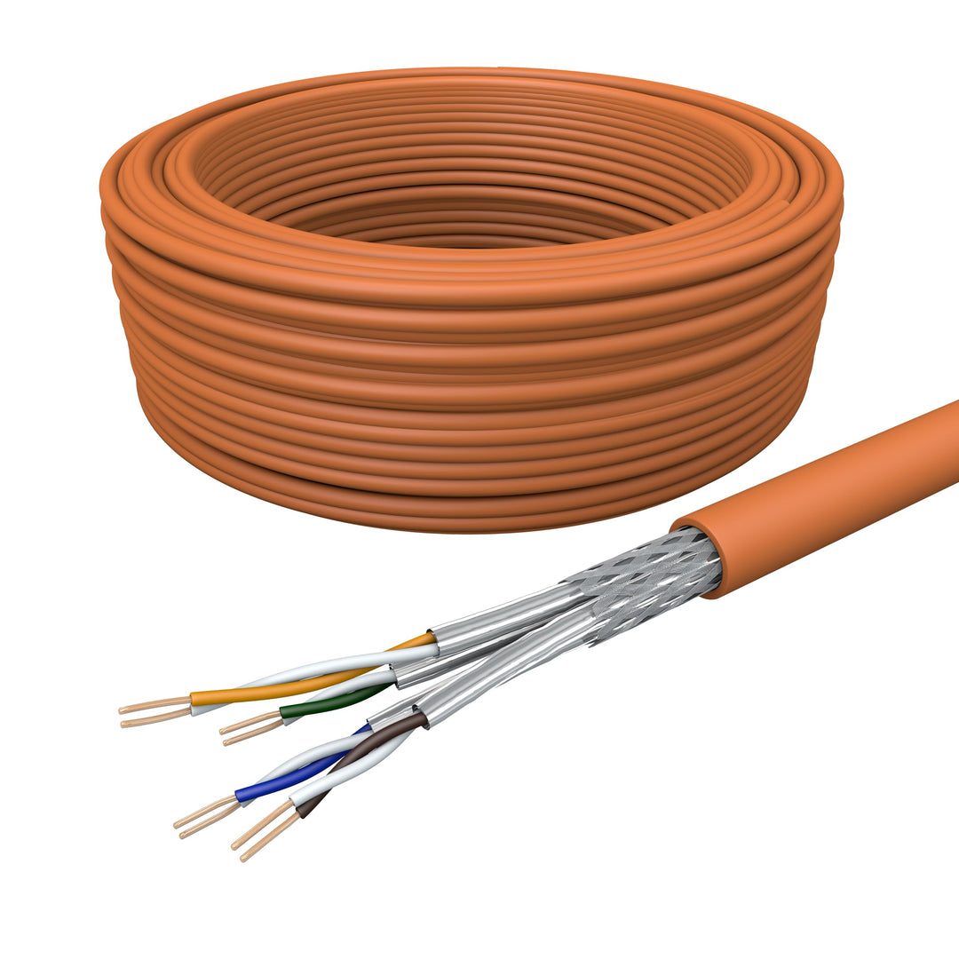 Draka Cat 7 Verlegekabel UC900 HS23 S/FTP PiMF, 50m Ring , geschirmtes Installationskabel, highquali