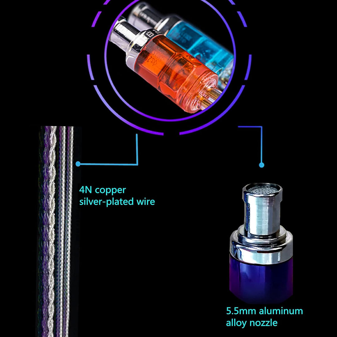 KBEAR Neon HiFi-Stereo-In-Ear-Kopfhörer, kabelgebunden, Kopfhörer mit Knowles 29689 BA-Treiber, abne