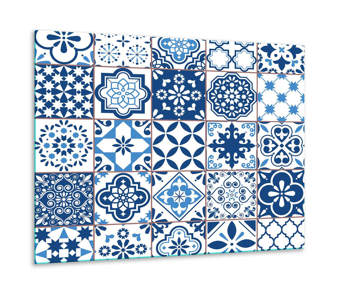 TMK ArtDeko Herdabdeckplatte 1 Teilig 60x52 cm - Spritzschutz Herdabdeckung – Herdschutz aus Sicherh