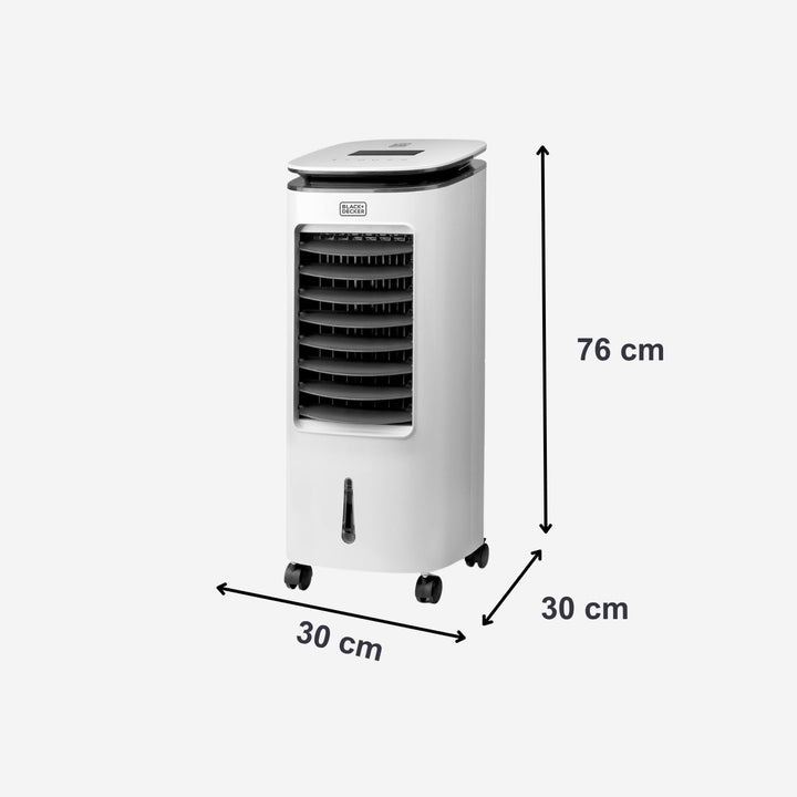 Black+Decker BXAC7E Ventilator Luftbefeuchter, 65, Kunststoff, Weiss 7