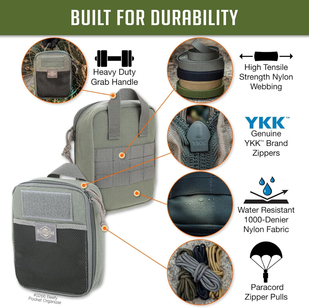 Maxpedition Beefy Pocket Organizer Tasche Einheitsgrösse Foliage Green, Einheitsgrösse Foliage Green