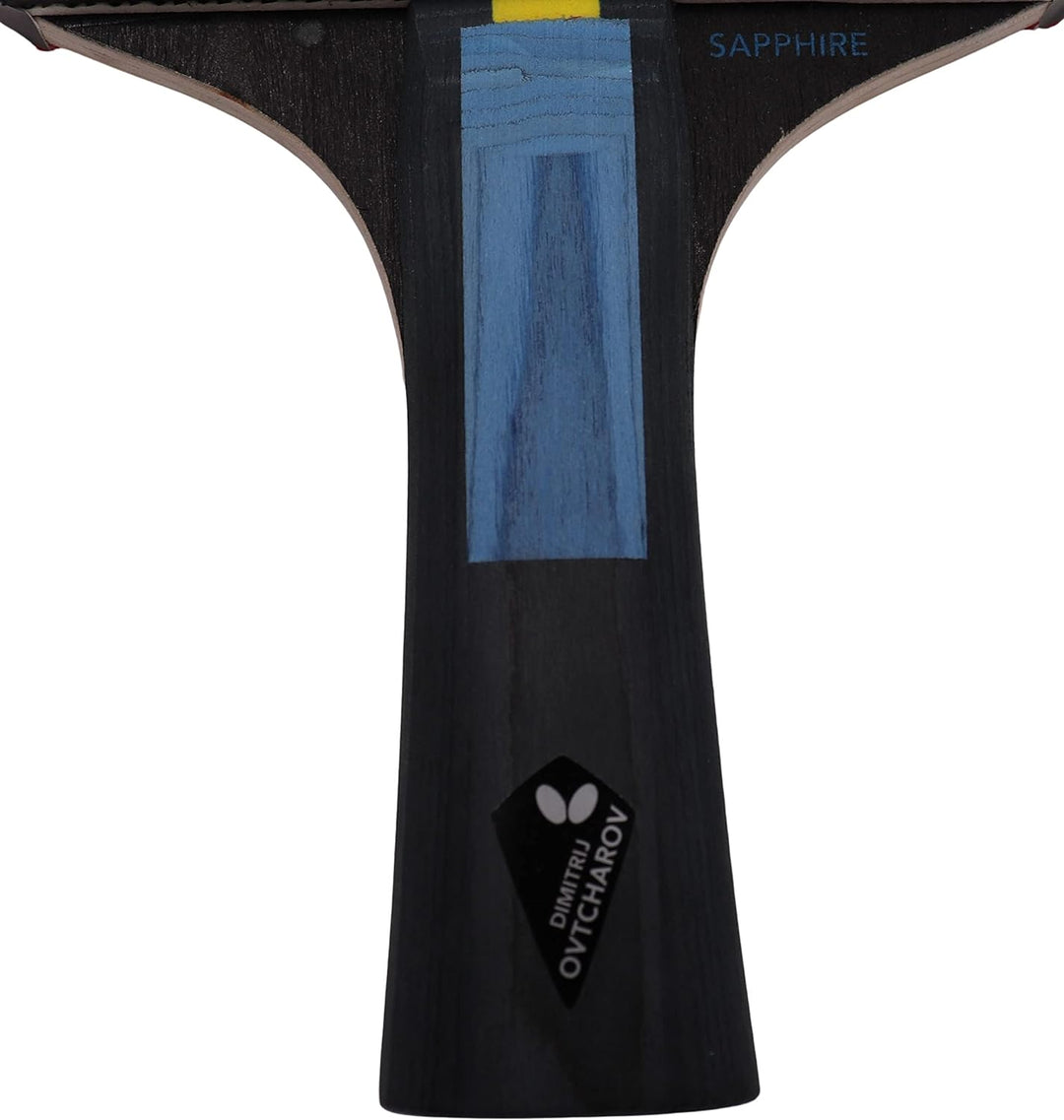 Butterfly Dimitrij Ovtcharov Sapphire Tischtennisschläger | Eva-Technologie | ITTF zertifizierter Ad