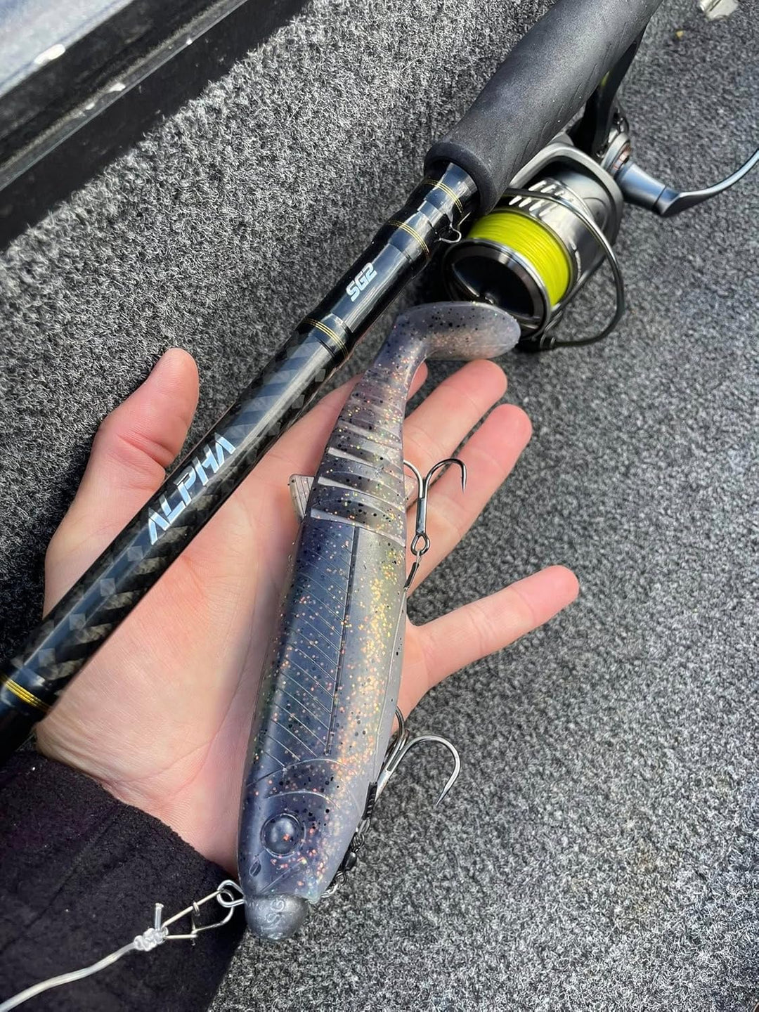 Savage Gear Alpha SG2 Jerkbait Baitcasting-Angelrute | Casting-Rute für Süsswasser-Raubfische für Je