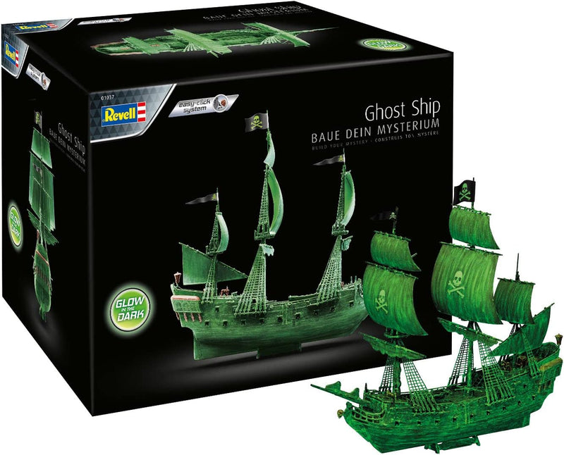 Revell Adventskalender Ghost Ship I Adventskalender zum Basteln I Modellbausatz zusammenbauen in 24