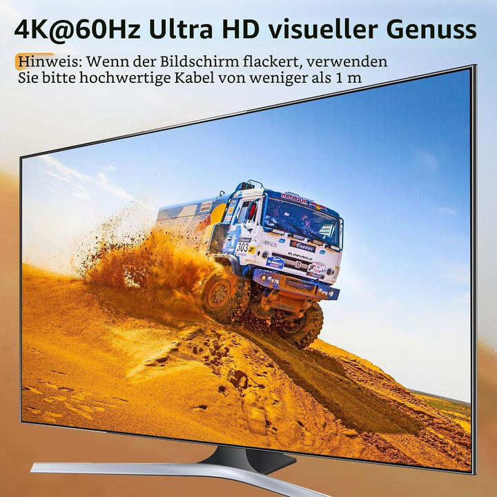 KVM Switch 3 PC 2 Monitore USB C HDMI DP, EDID | KVM Switch 2 Monitor für 1 Laptop und 2 PC, 73W PD,