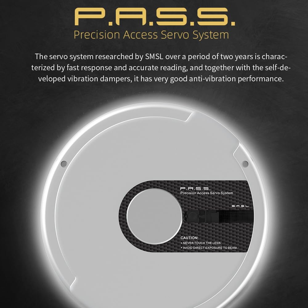 SMSL PL200 MQA-CD-Player Plattenspieler HiFi Lossless AK4499EX Chip Bluetooth Wiedergabe Dekodierung