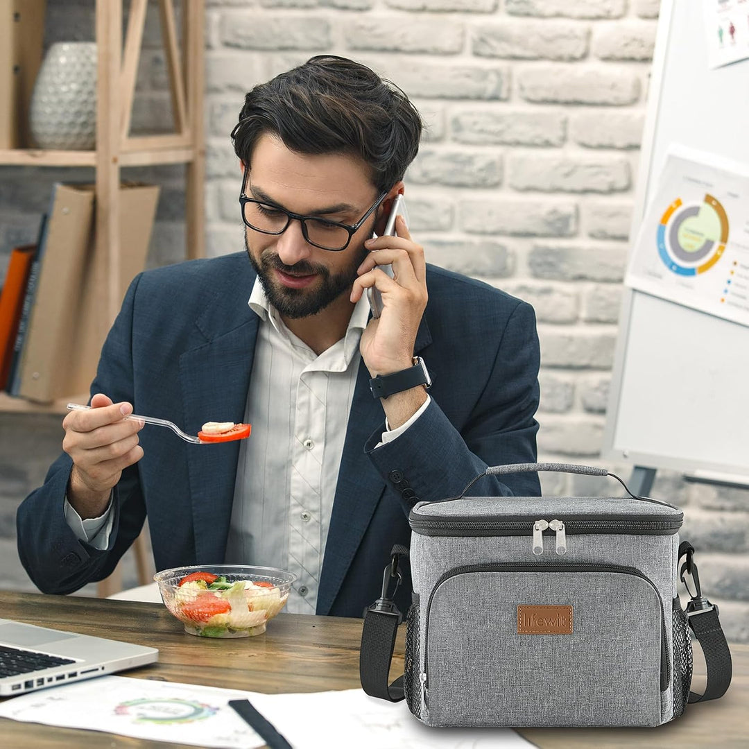 Lifewit Isolierte Kühltasche, Wiederverwendbare Lunchtasche, Tragbare Kühlbox, weiche Tragetasche, a