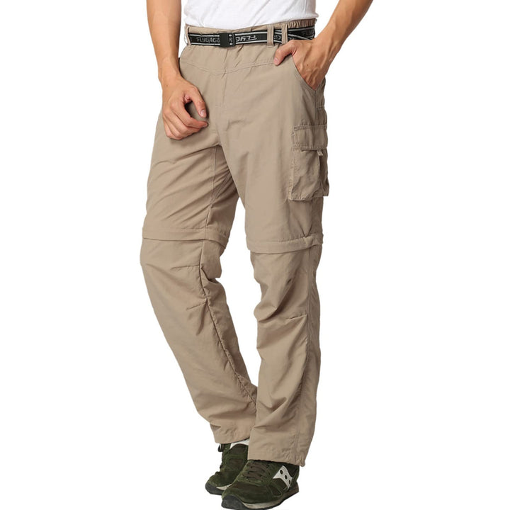 Herren Wanderhose Zip Off Leichte Atmungsaktiv Schnell Trockend Trekkinghose Abnehmbar Funktionshose