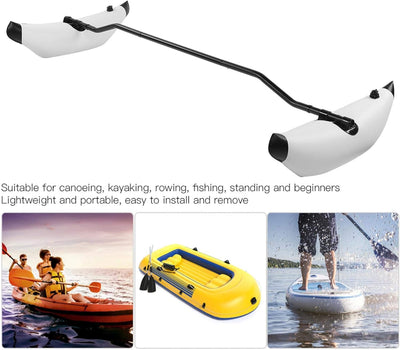 Alomejor Aufblasbarer Kajak-Stabilisator Kayak Float PVC-Kanu-Ausleger-Stabilisator-Kit Ausgleichs-S