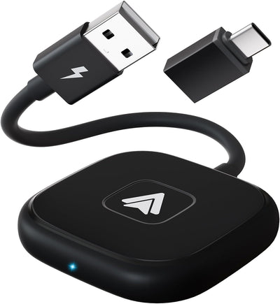 FEINODI Android Auto Wireless Adapter, Wireless Android Auto Dongle für Autos mit Verkabeltem AA und