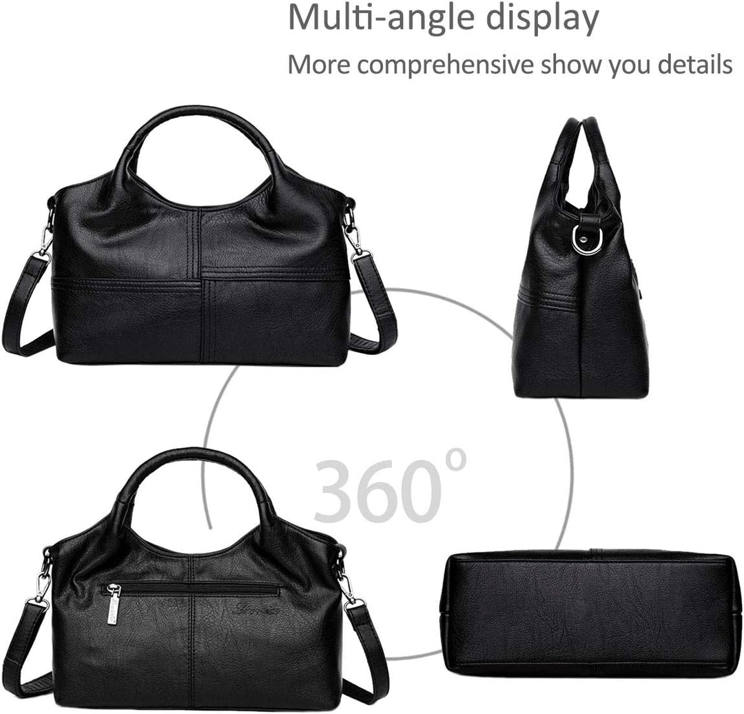 NICOLE & DORIS Damen handtaschen Mode Schultertaschen für Dame Henkeltaschen über der Schulter Umhän