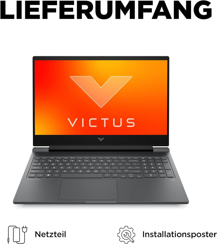 HP VICTUS Gaming Laptop, 16,1" FHD 144Hz Display, AMD Ryzen 7-7840HS, 16GB DDR5 RAM, 1TB SSD, NVIDIA