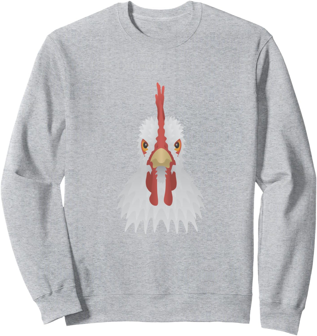 Hühnerkopfgesicht Sweatshirt