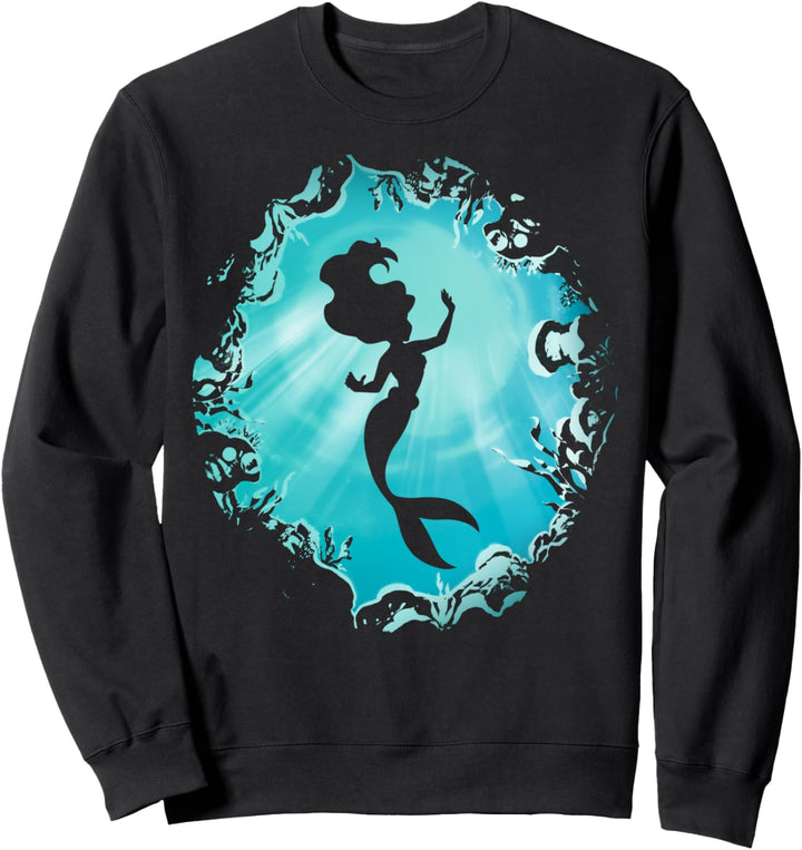 Disney The Little Mermaid Ariel Grotto Silhouette Sweatshirt