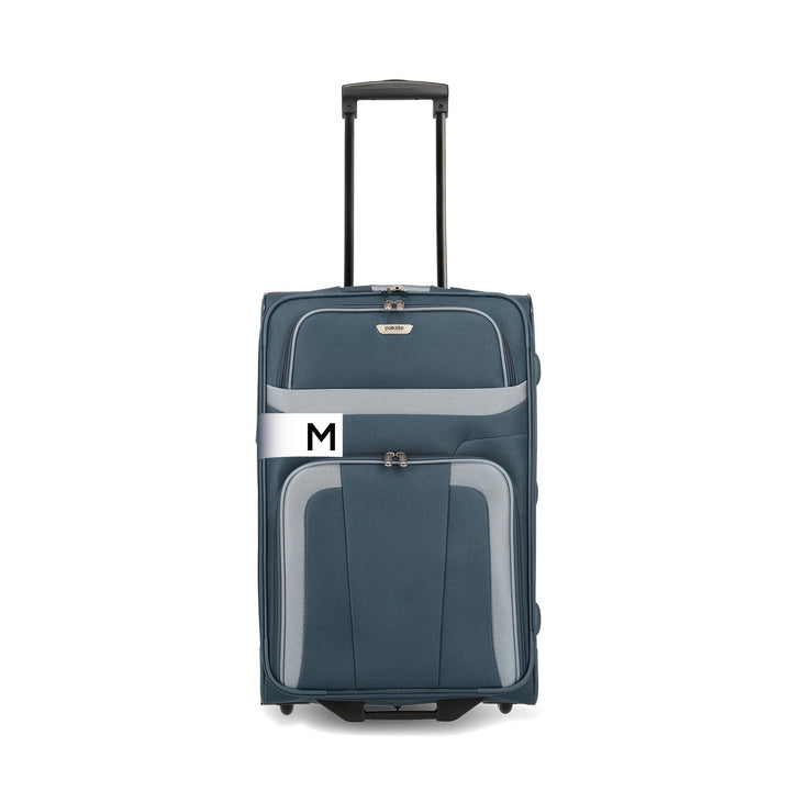 Travelite paklite 2-Rad Koffer Grösse M, Gepäck Serie ORLANDO: Klassischer Weichgepäck Trolley im ze
