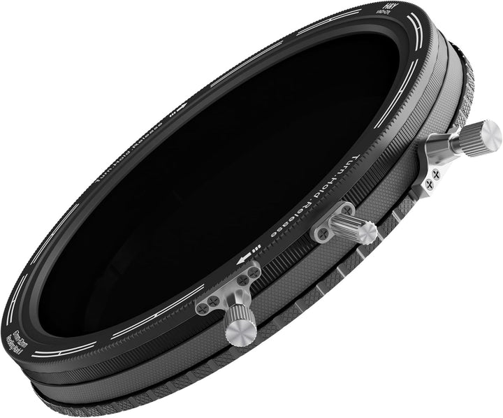 H&Y Variabler ND-Filter, PL Filter, 67-82mm, REVORING Variable, ND3-1000+CPL MarkII, Nivellierung, v