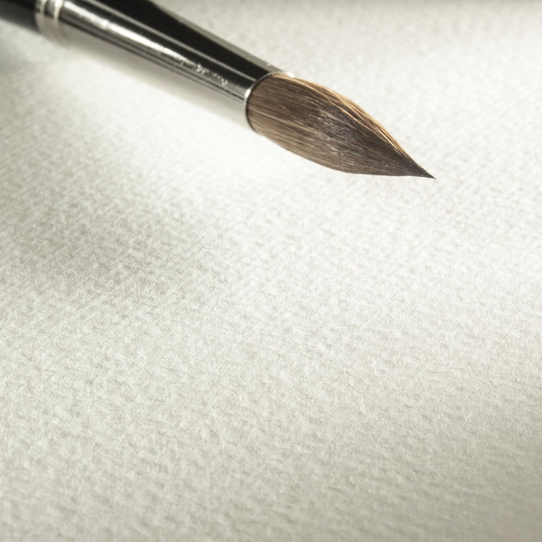 Hahnemühle Echt-Bütten Aquarellblock, 200 g/m², raue Oberfläche, 20 Blatt, 30x40cm naturweiss - rau