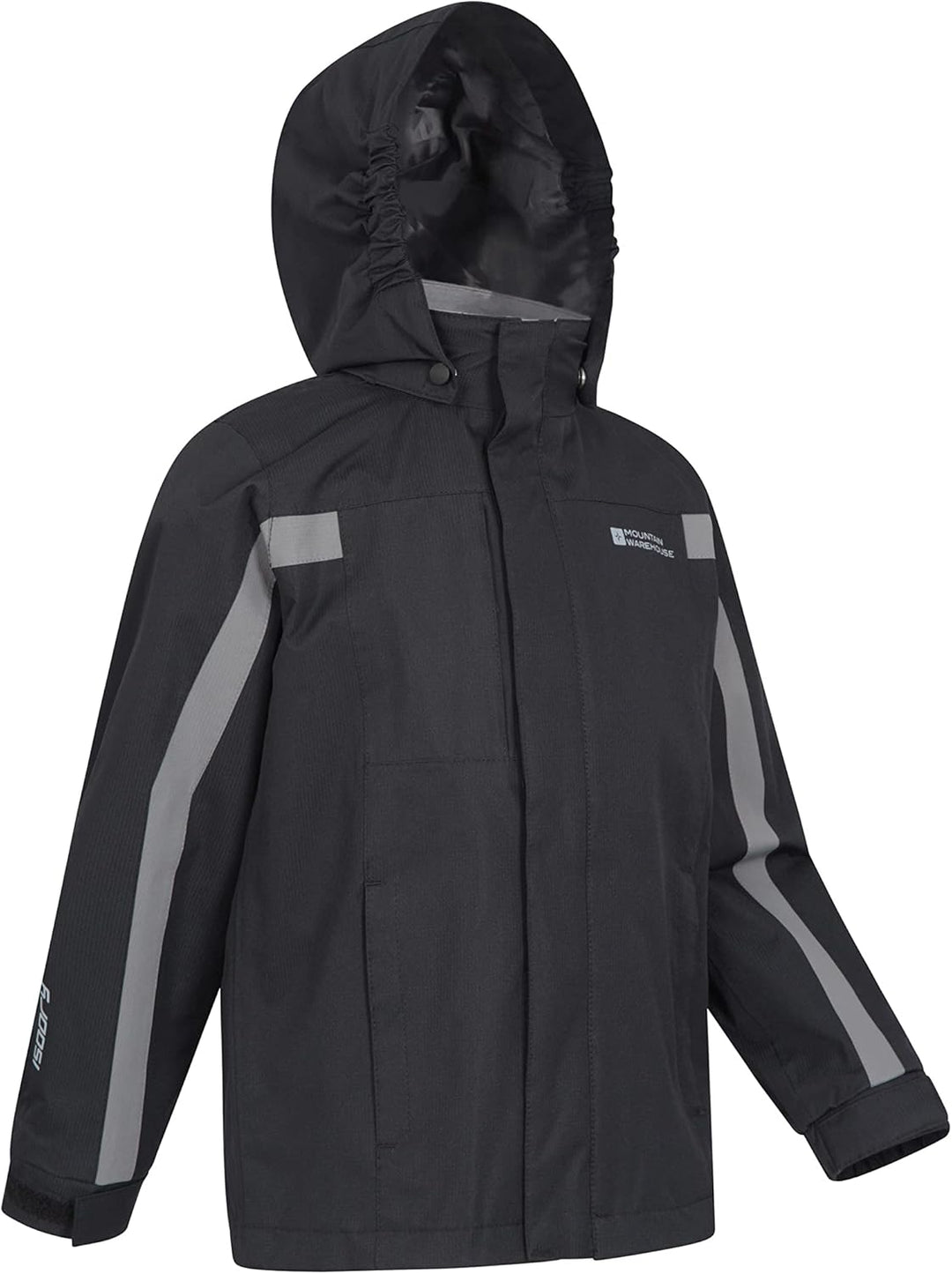 Mountain Warehouse Samson Jacke für Kinder - Regenjacke mit getapten Nähten, verstellbare Bündchen,