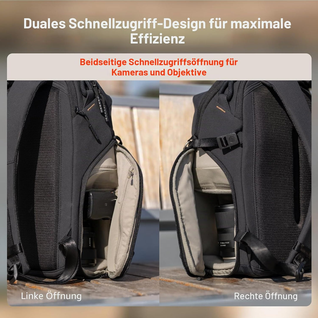 PGYTECH OneGo Lite Kamerarucksack 12L, Minimalistische, Leichte Kameratasche für Sony/Canon/Nikon DS