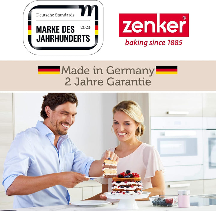 Zenker Müsliriegel Backform – Silikonform zum Backen von 12 Riegel – Müsliform aus Silikon mit Antih