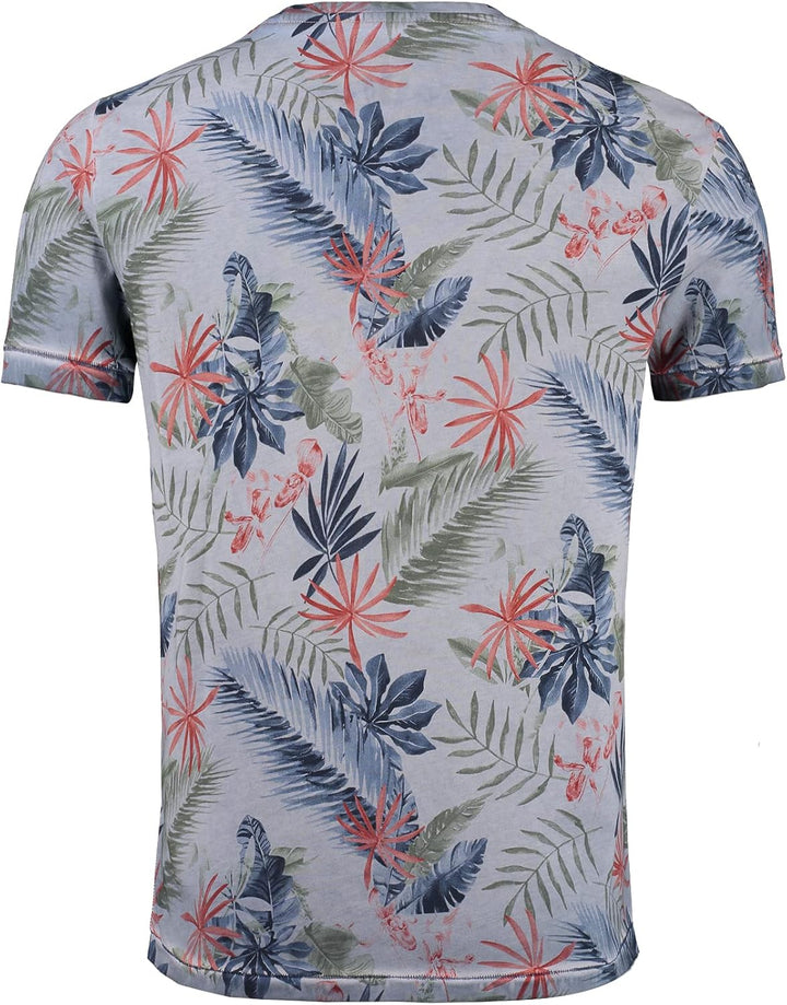 KEY LARGO Herren Santa Fe Round T-Shirt S Steel Blue (1214), S Steel Blue (1214)