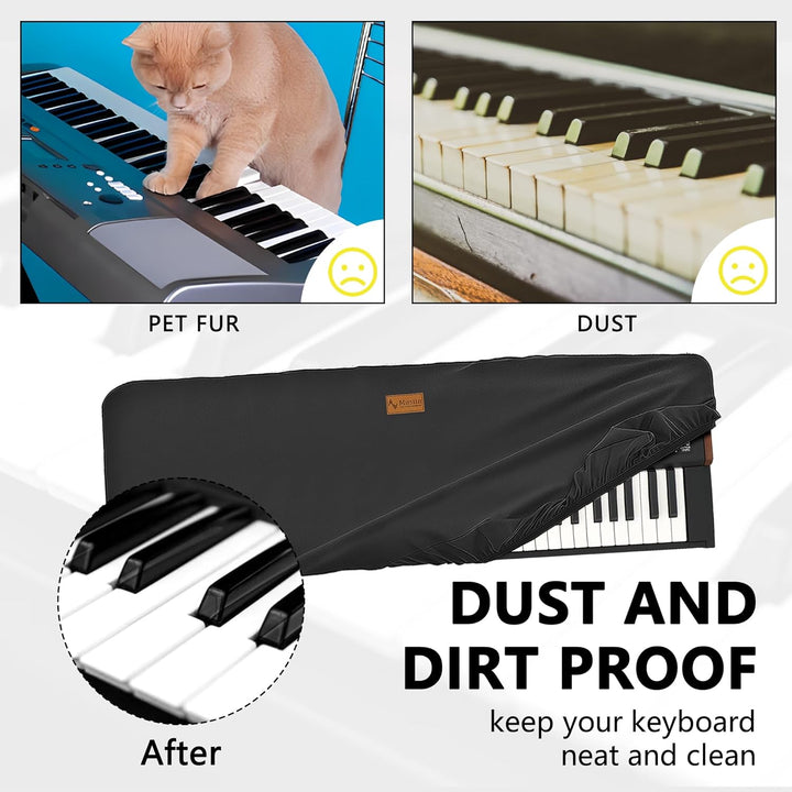 Musiin Tastatur-Staubschutz mit 73 Tasten, kompatibel mit KORG KRONOS 3 61Keys, VOX Continental 73 B