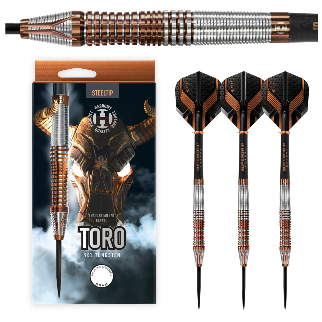 Harrows Steel Darts Toro 90% Tungsten Steeltip Dart Steeldart Hochwertiger Tungsten Dart Dartpfeile