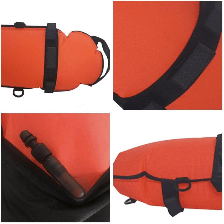 Fopytu Aufblasbare Diving Safety Oberflächenmarker Boje, Hohe Sichtssignalschwimmer Tauchflaggen Für