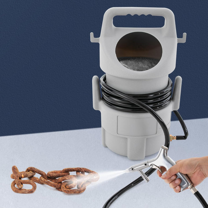 50lb Portable Sandstrahlgerät mit Pneumatischem Set – Ideal für Metallbearbeitung und Rostentfernung