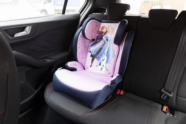 Disney Frozen Autositz mit ISOFIX-Befestigung für die Sicherheit von Mädchen mit einer Körpergrösse