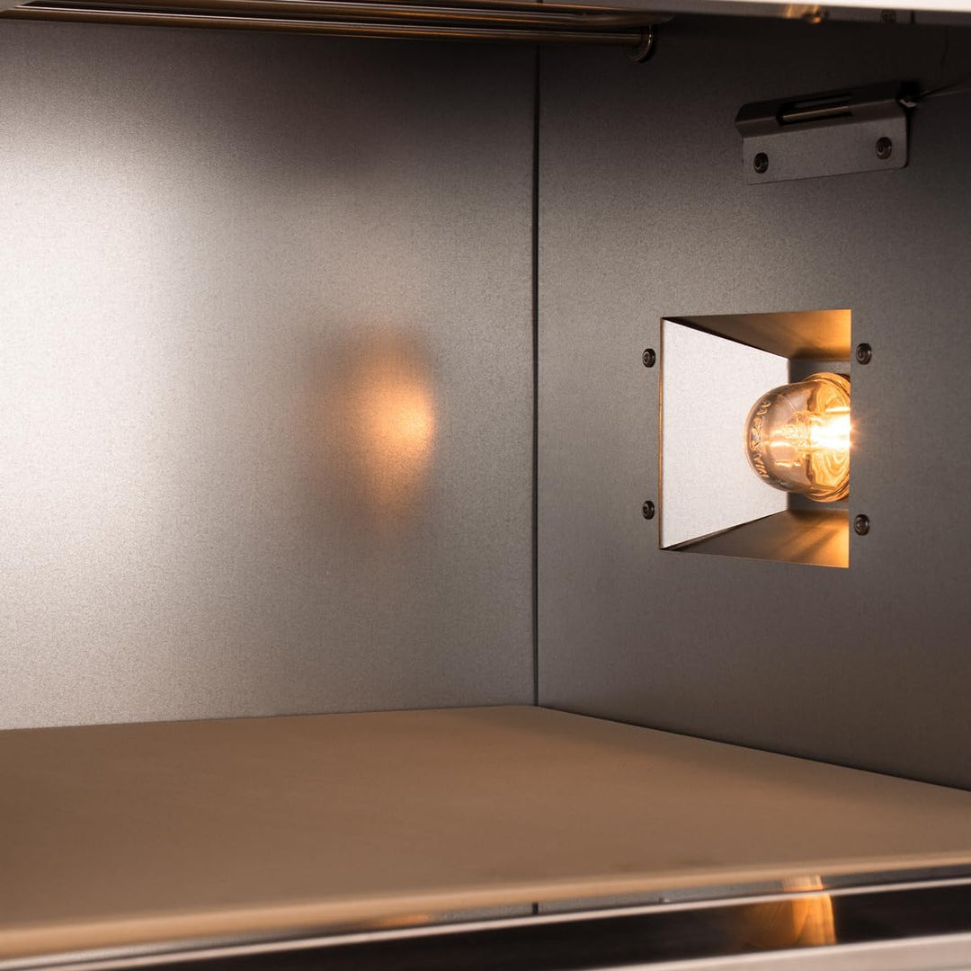 Beeketal 'BPO35-1' Profi Pizzaofen mit 355x340 mm Schamottstein Backfläche und extra hoher Kammer, G