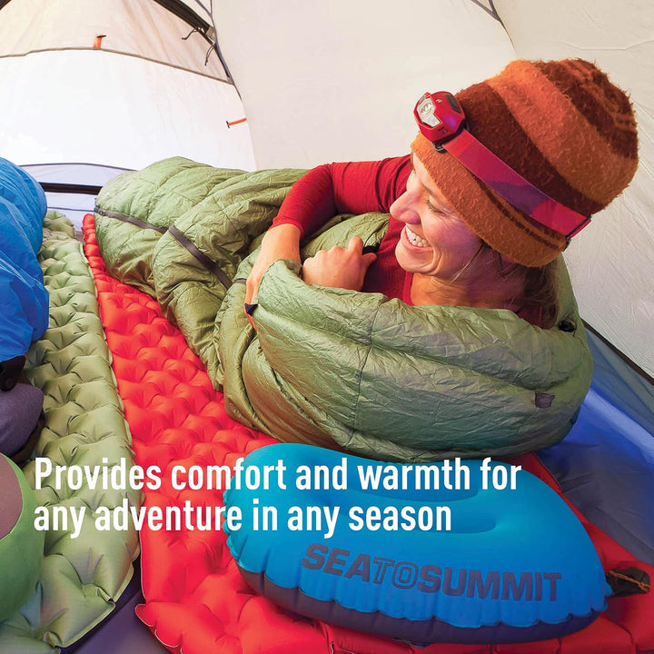 Sea to Summit Comfort Plus Insulated Air Isomatte Luftmatratze Standard-Grösse Rot, Standard-Grösse