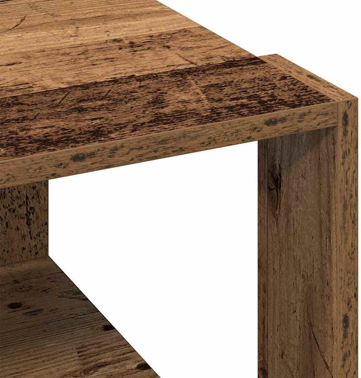 vidaXL Couchtisch Altholz 51,5 x 51,5 x 30 cm Holzwerkstoff, Stilvoller Couchtisch für das Wohnzimme